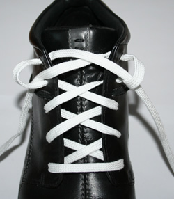 Crossed Shoe Laces